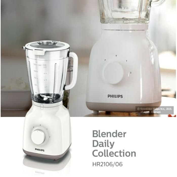Philips Blender Hr2106 gelas kaca 1.5L