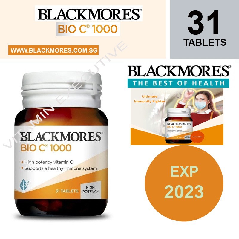 Blackmores Bio C 1000 Mg 31 Tablets Shopee Indonesia