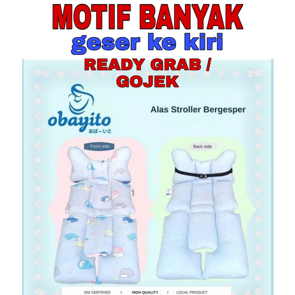 OBAYITO ALAS STROLLER MOTIF WARNA BERGESPER