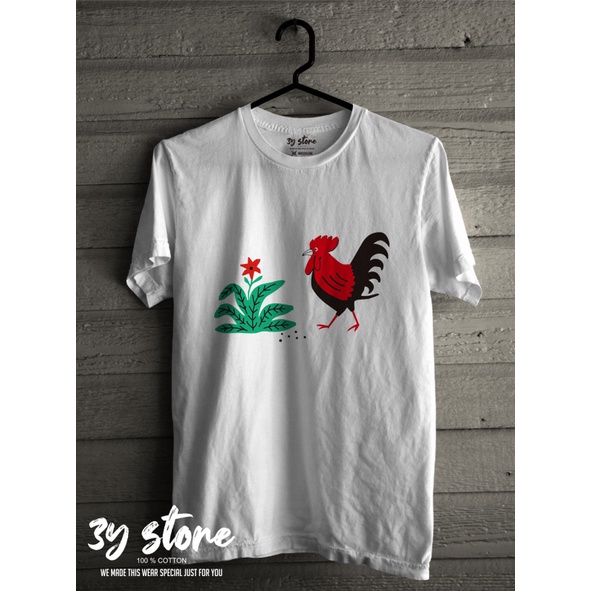 KAOS CAP AYAM MANGKOK / KAOS MANGKOK POPULER - 3Y STORE