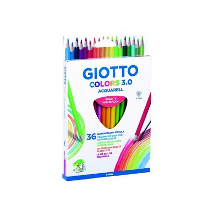 

GIOTTO Color 3.0 Acquarell Cradboard 36 color 277300