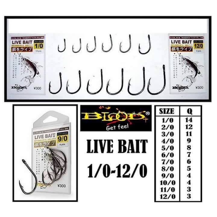MATA KAIL BLOOD LIVE BAIT (HIGH CARBON STEEL)