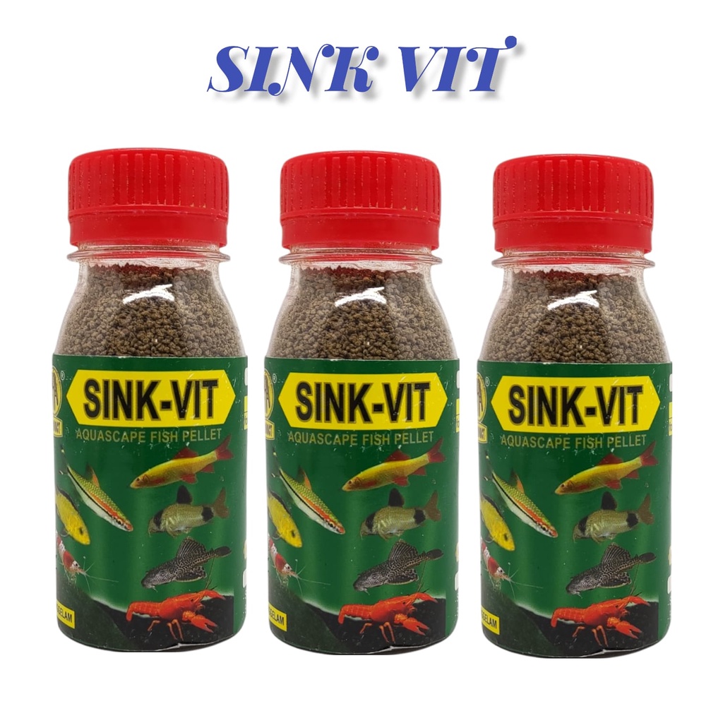 SINK-VIT / SYNK VIT / PELET IKAN DAN UDANG 50 GRAM