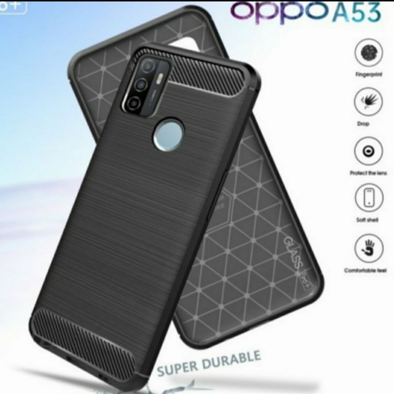 Oppo A33 A53 soft case silikon carbon