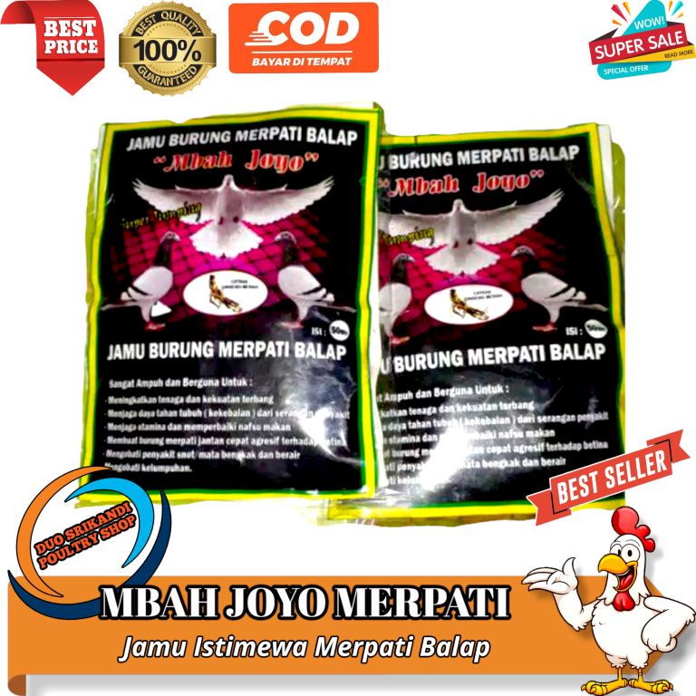 Pil Merpati MBAH JOYO Super Keket Giring Jamu Burung Merpati Balap atau Lomba