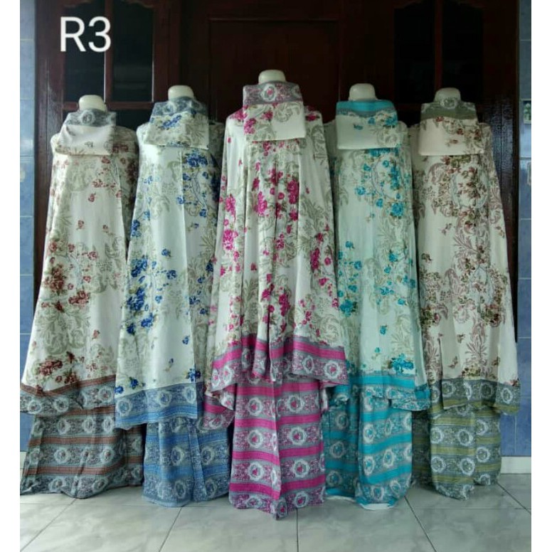 Mukena Bali Dewasa Katun Rayon Adem Belarosa