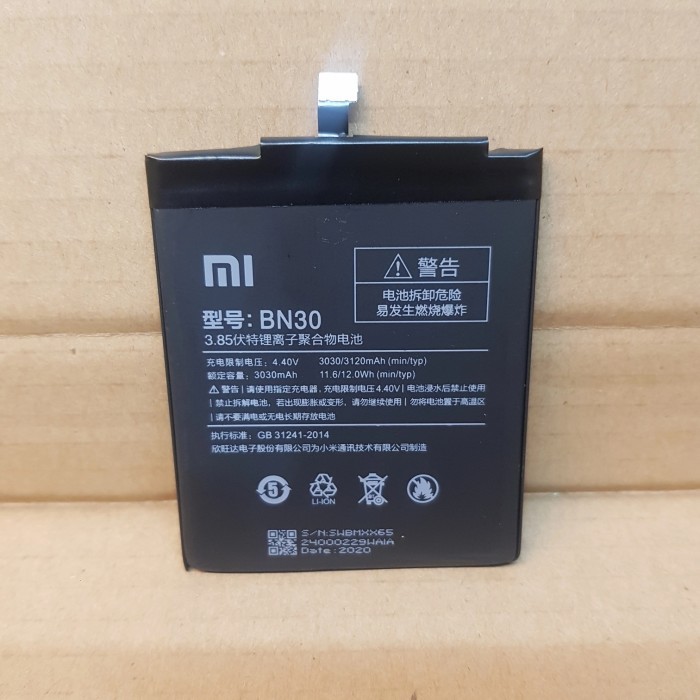 Baterai Xiaomi Redmi 4A Ori BN30