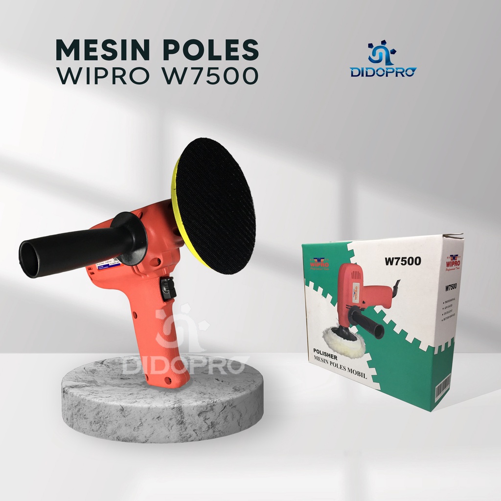 MESIN POLES MOBIL MERK WIPRO W7500 || POLISHER WIPRO W 7500