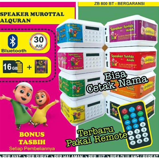Speaker Al Quran Anak 30 Juz Lengkap/ Speaker Tahfidz/Speaker Murottal