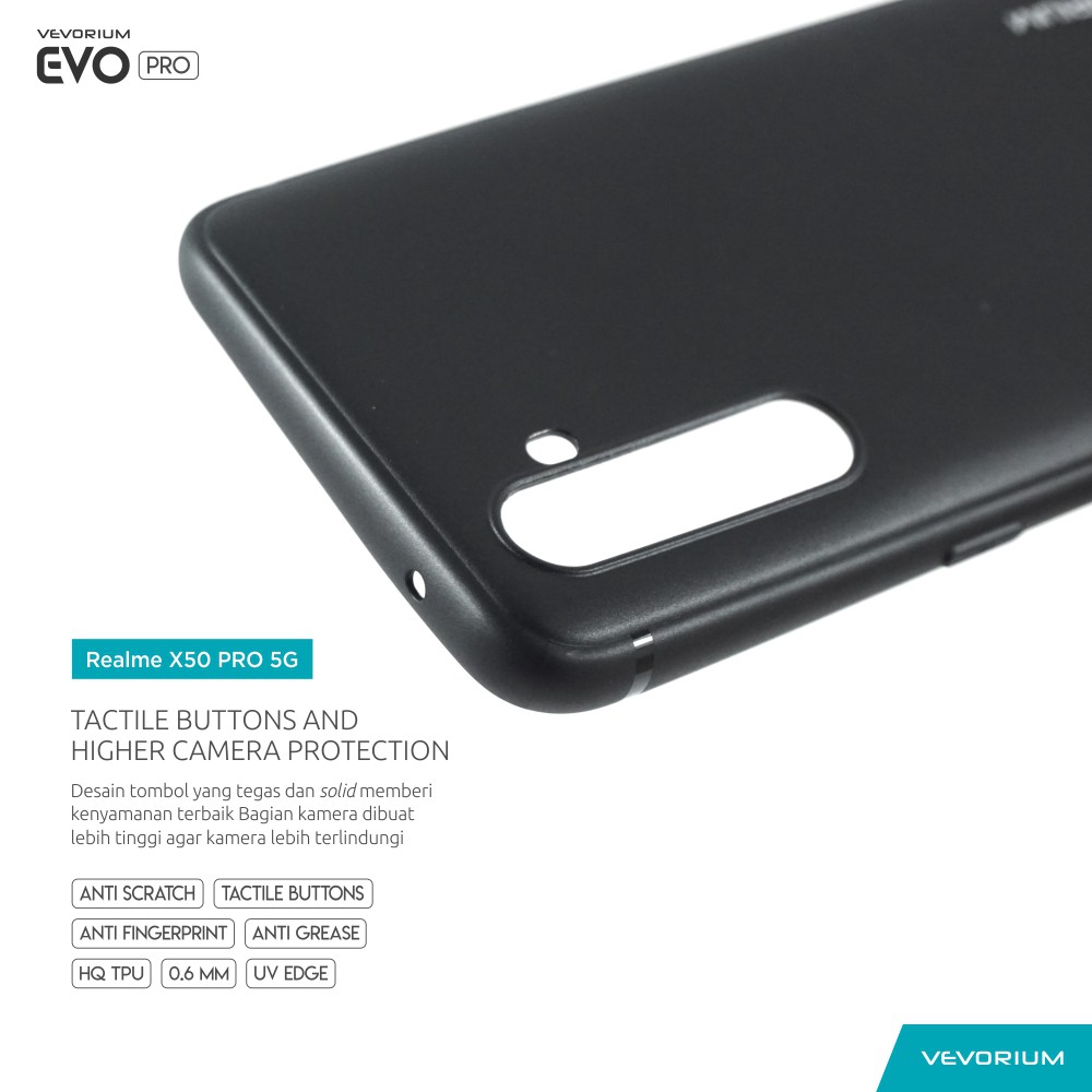 VEVORIUM EVO PRO Realme X50 PRO 5G REALME Premium Soft Case Softcase Matte