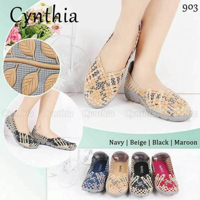 Sepatu rajut flat Cynthia 903