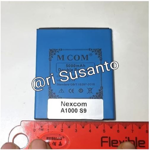 Battery Batre Baterai Double Power Mcom Nexcom A1000 S9