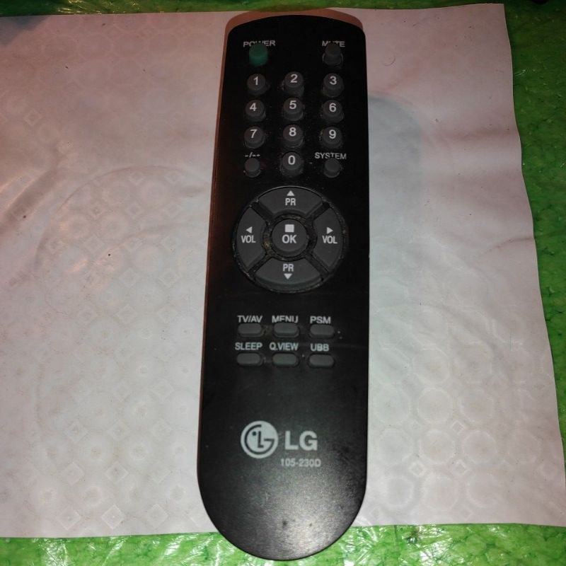 Remote TV Tabung LG original 105-230D