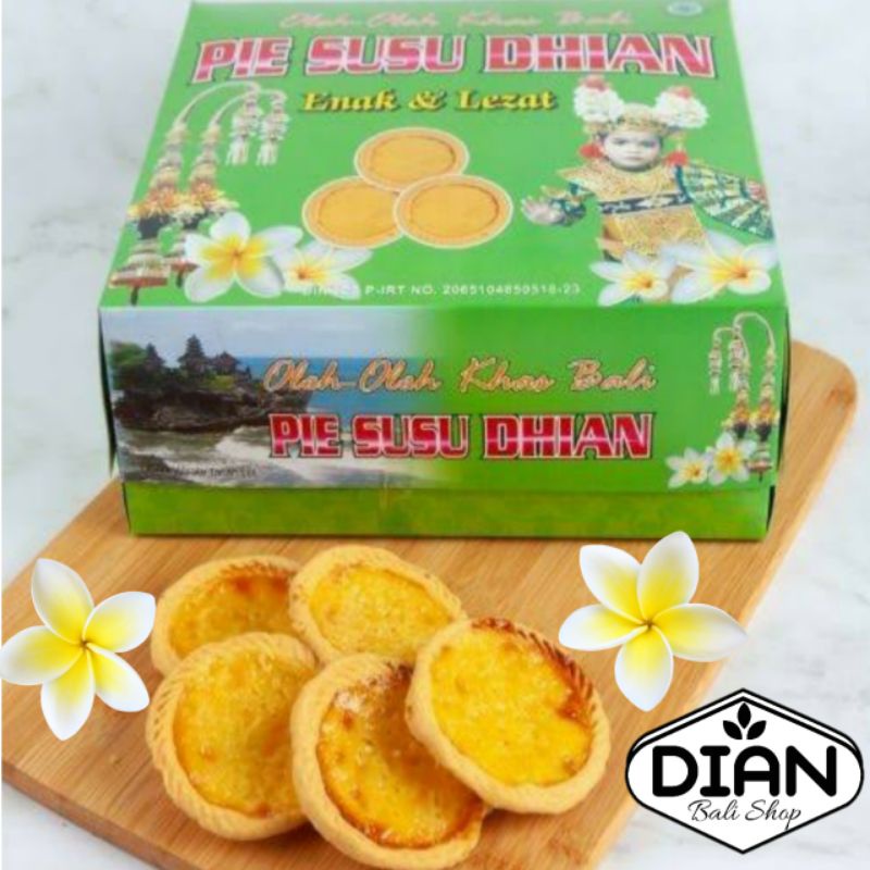 Jual Pie Susu Dhian Rasa Original isi 50 pcs Kue oleh oleh khas Bali