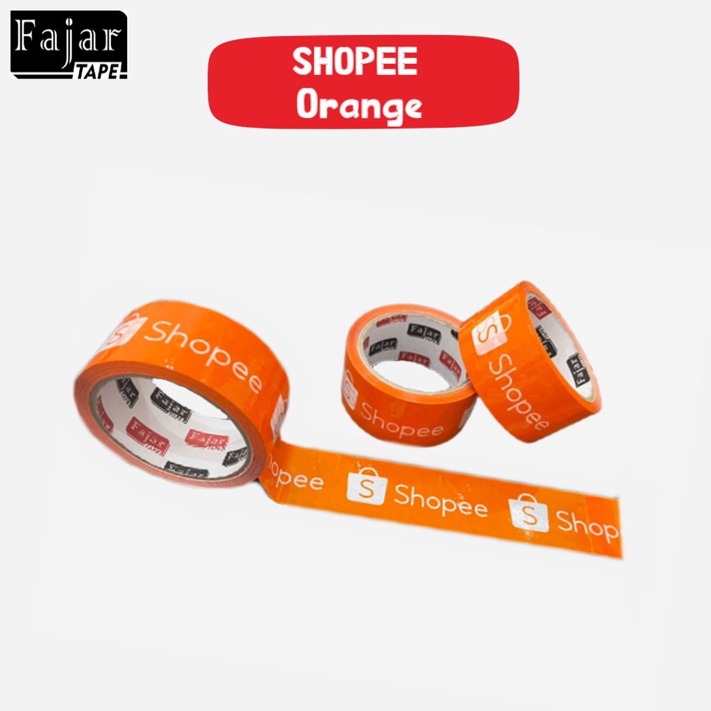 

Lakban Online SP / Lakban printing / orange / 45mm x 55 Yard (Full Meter)