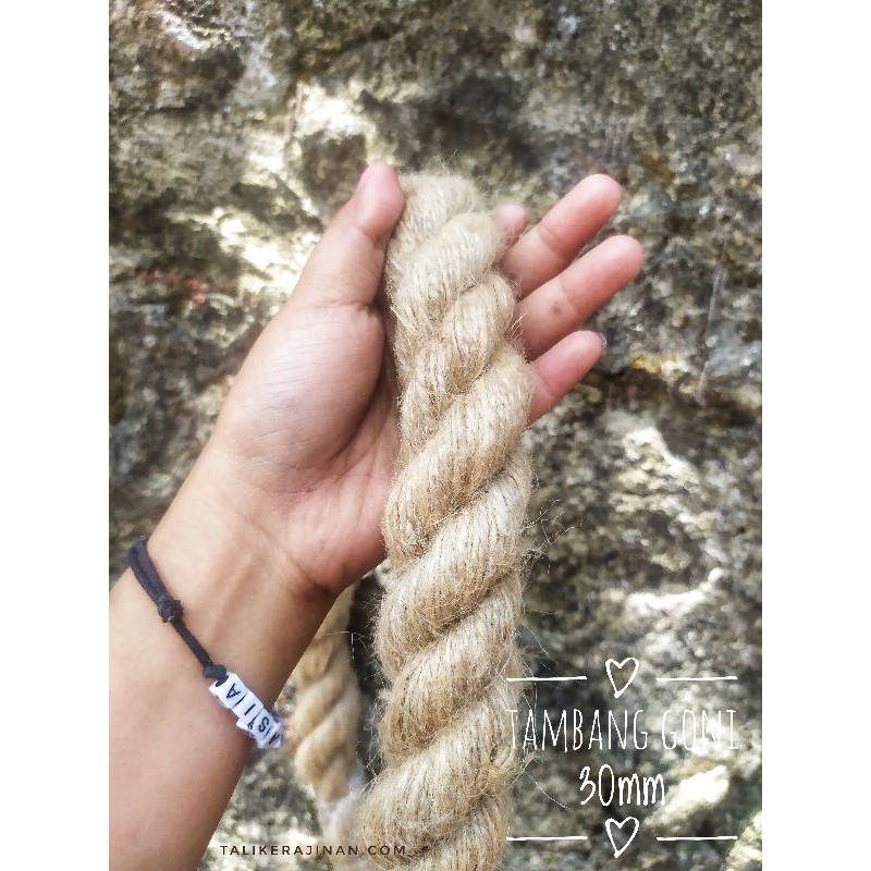 Tali tambang goni 30mm meteran