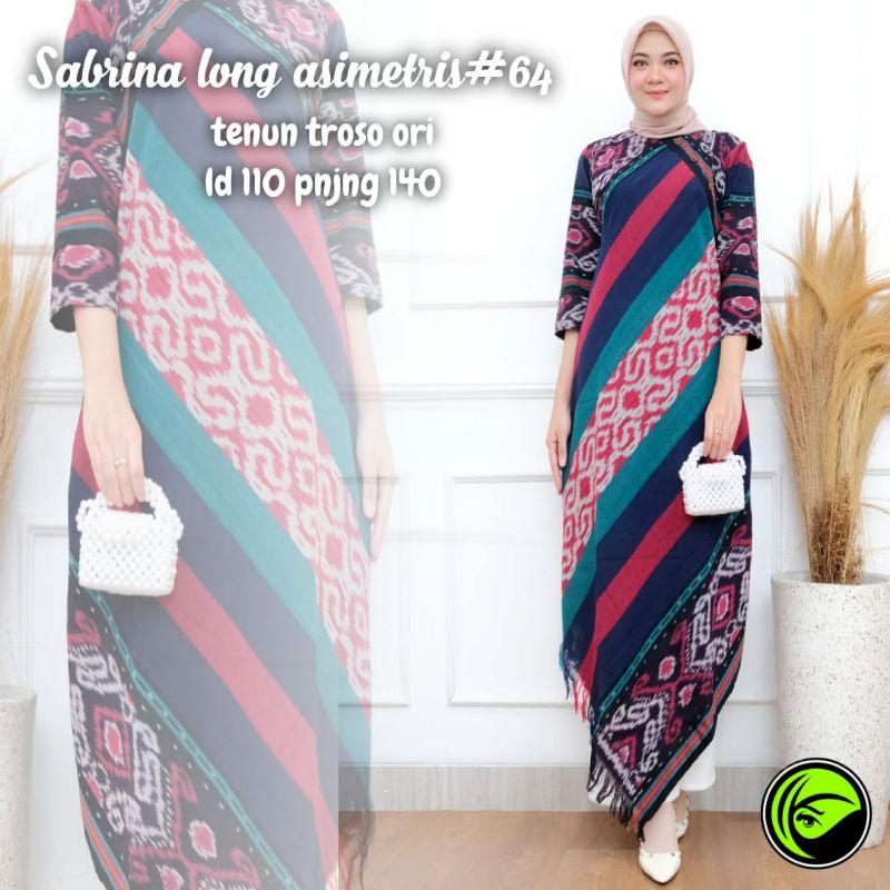 SABRINA 64 LONG ASIMETRIS TENUN TROSO ORI