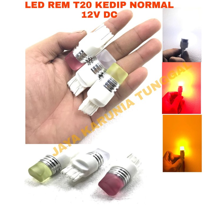 LED T20 REM SEIN SENJA DRL CANBUS KRISTAL KEDIP SAMA pcs