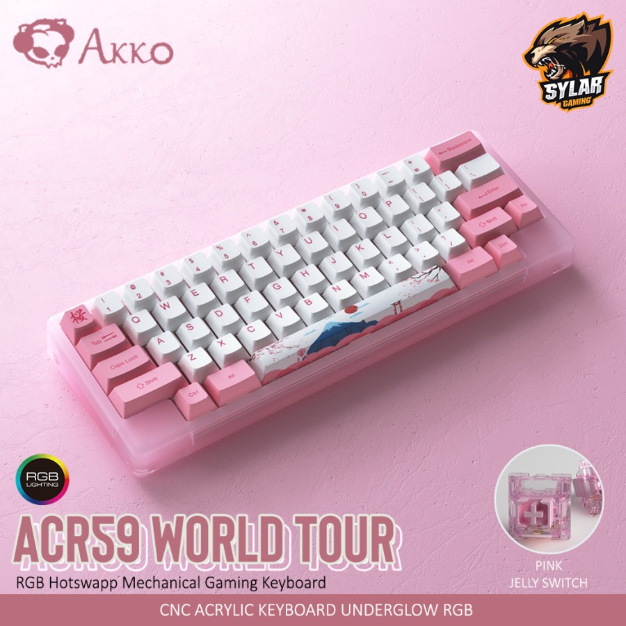 Akko ACR59 / Acrylic 59 World Tour Tokyo Gaming Keyboard