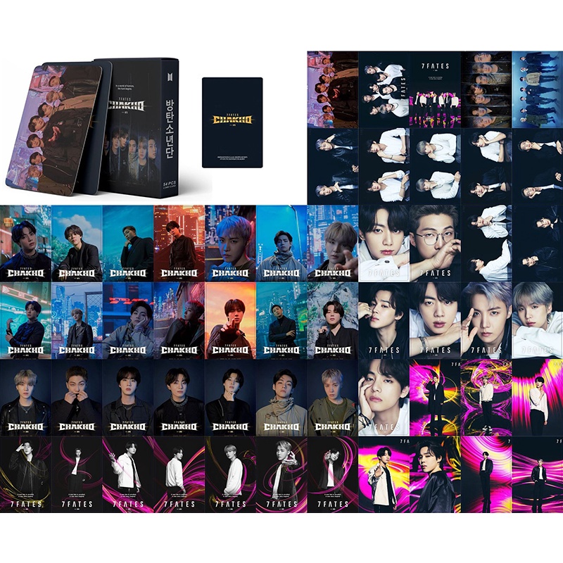 55pcs / Kotak Kartu Foto LOMO BTS 2022 7FATES CHAKHO Album