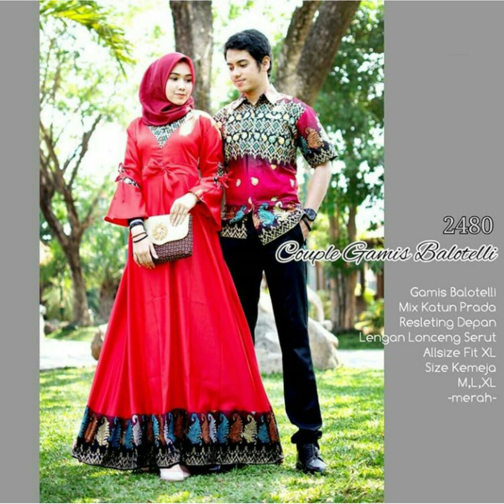 GROSIR BATIK COUPLE GAMIS BALOTELLI