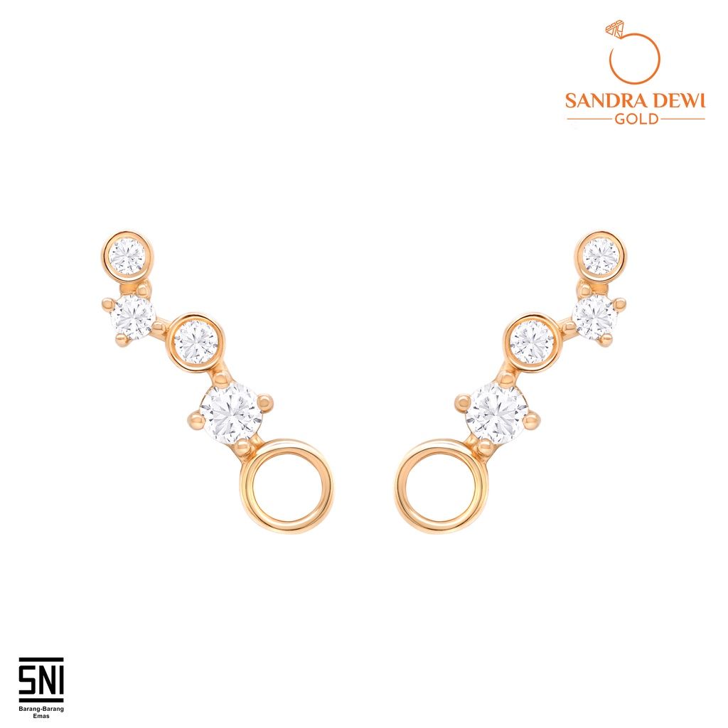 Anting Sandra Dewi Gold Galaxy Interstellar Vol.2 Collections EA210394