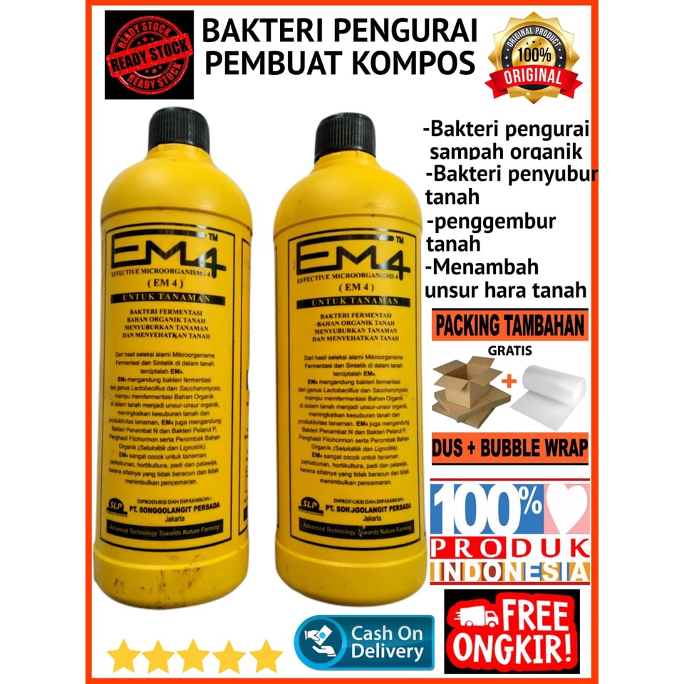 Obat Penyubur Tanah EM4 Penambah Unsur Hara Tanah Terbaik Berkualitas