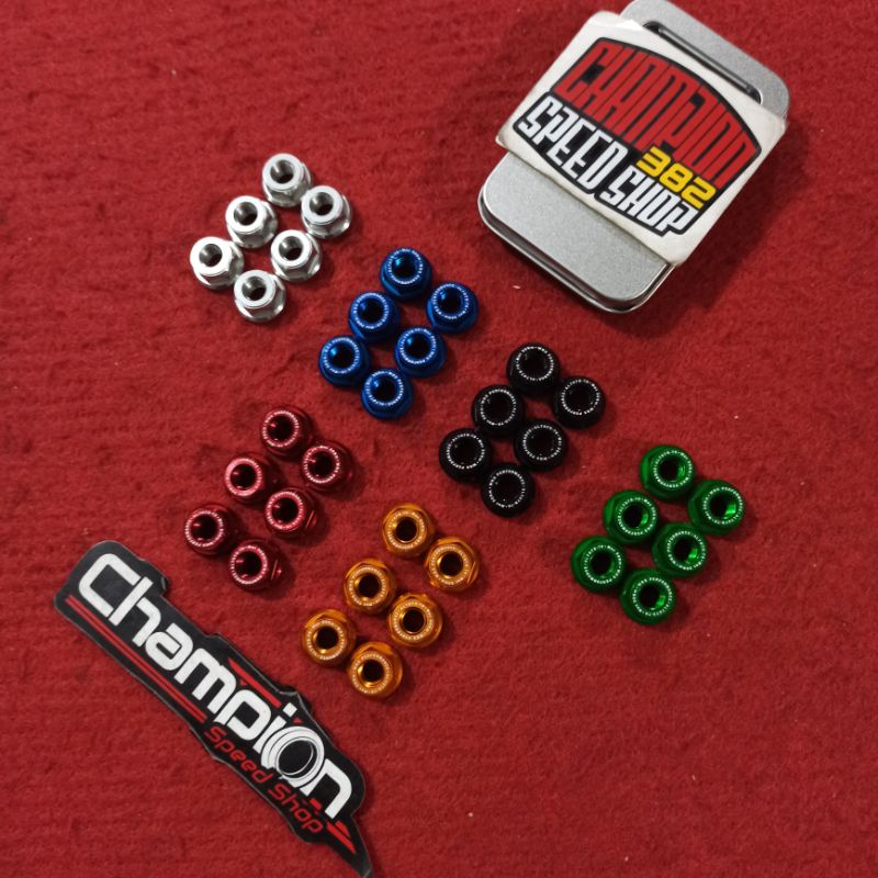 Mur Gear Gir Sprocket Nuts Aluminium M8 8mm WR3 Ninja R RR 150 R15 V3 XSR 155 GSX-R150 CBR 150R-3