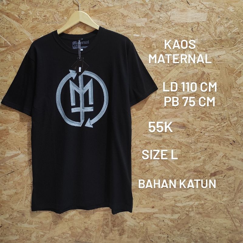 kaos maternal hitam