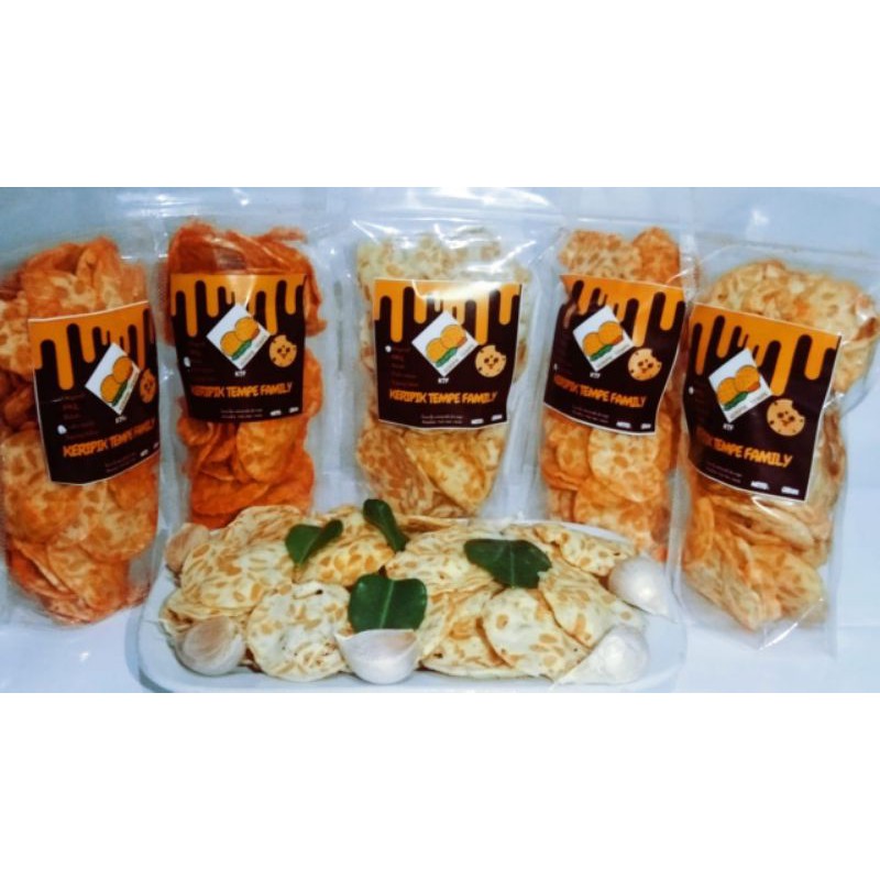 

Cemilan Keripik tempe homemade 80 gram