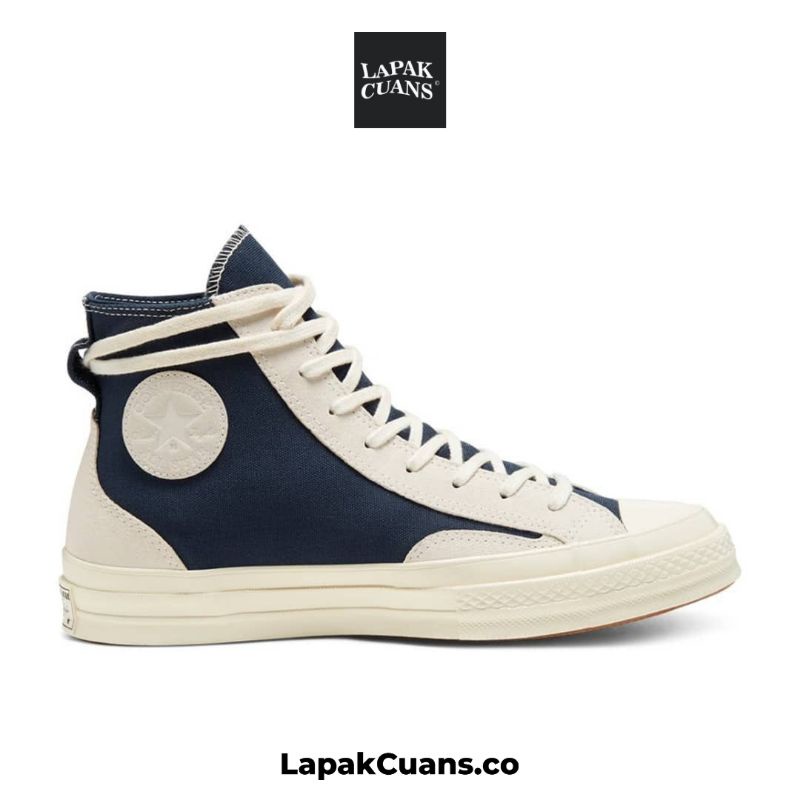 CONVERSE CHUCK 70's HIGH FINAL CLUB OBSIDIAN BLUE EGRET ORIGINAL RESMI