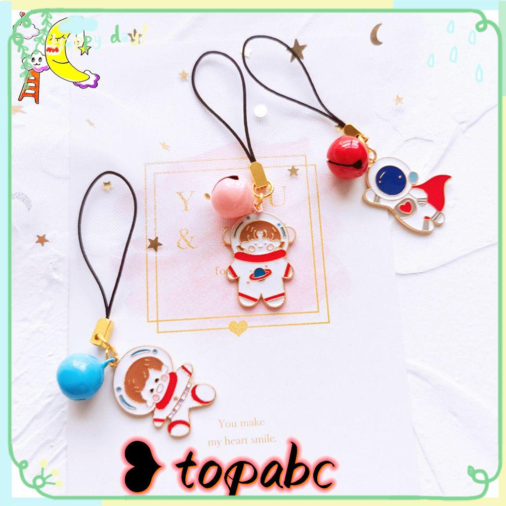 TOP for Keys Phone Chain Fashion Cute Phone Strap Lanyards Anti-Lost Women Gift Accessories Astronaut Smart Phone Charm Hang Rope