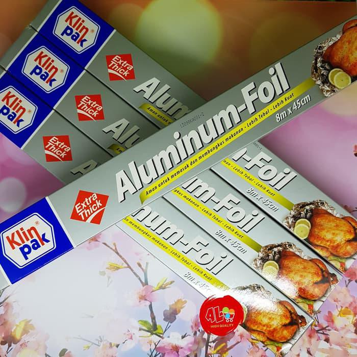 Jual Klinpak Aluminium Foil Jumbo Box 8M X 45Cm | Shopee Indonesia