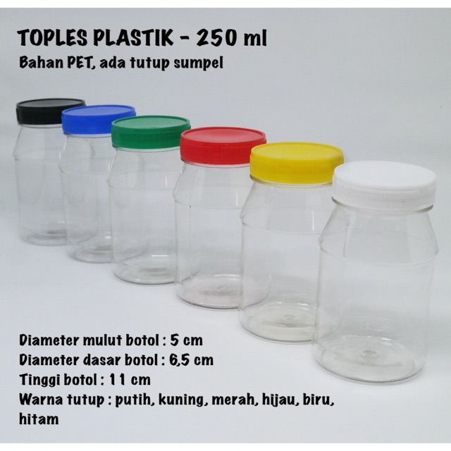 Toples Plastik Botol Sambal Toples Bumbu Toples Toples Plastik Botol Sambal Toples Bumbu Toples