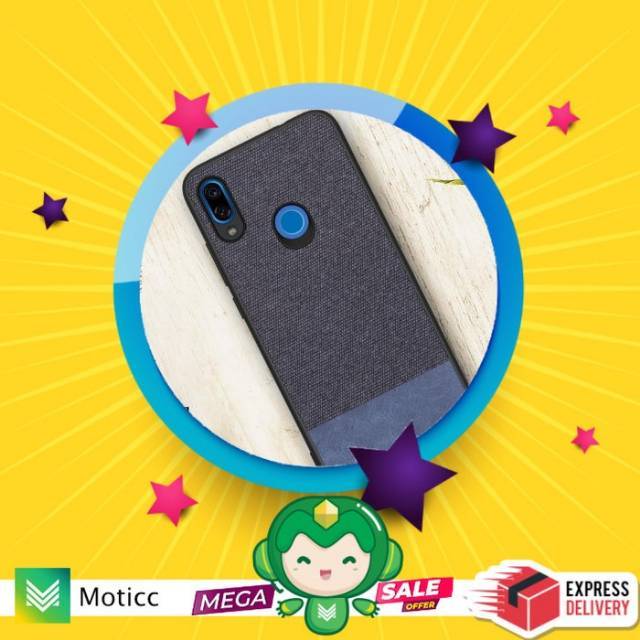 Xiaomi Redmi 7 Fabric Jeans Denim Silicone Case Premium Case