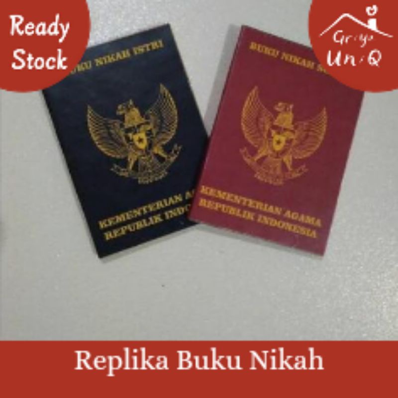 Replika Buku Nikah|Dekorasi Mahar