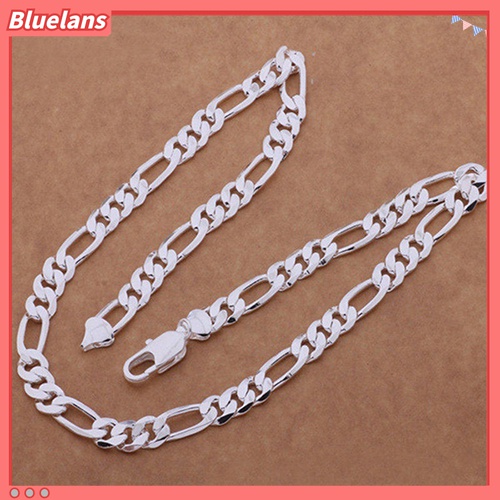 Kalung Rantai Lapis Silver Untuk Pria Dan Wanita