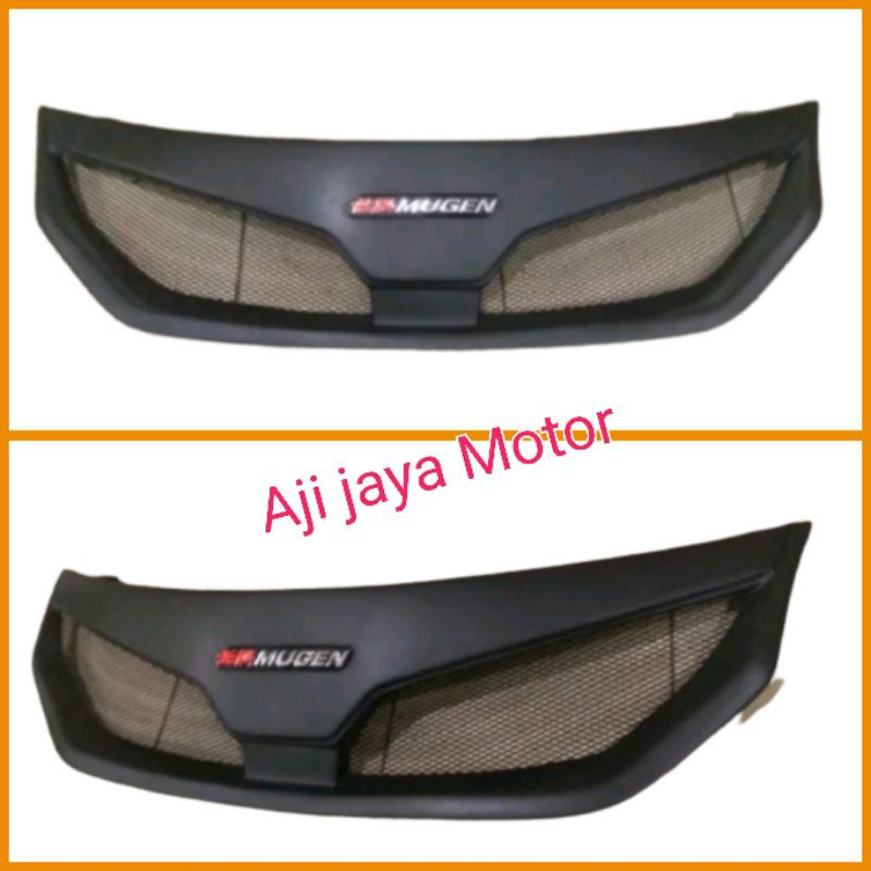grill Honda Freed 2012-2014 model Batman warna hitam doff