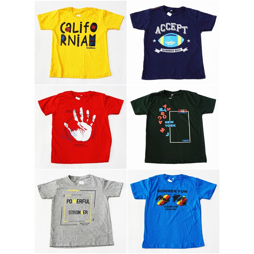 Paket Kaos Anak Tanggung Random 3pcs Only 69rb