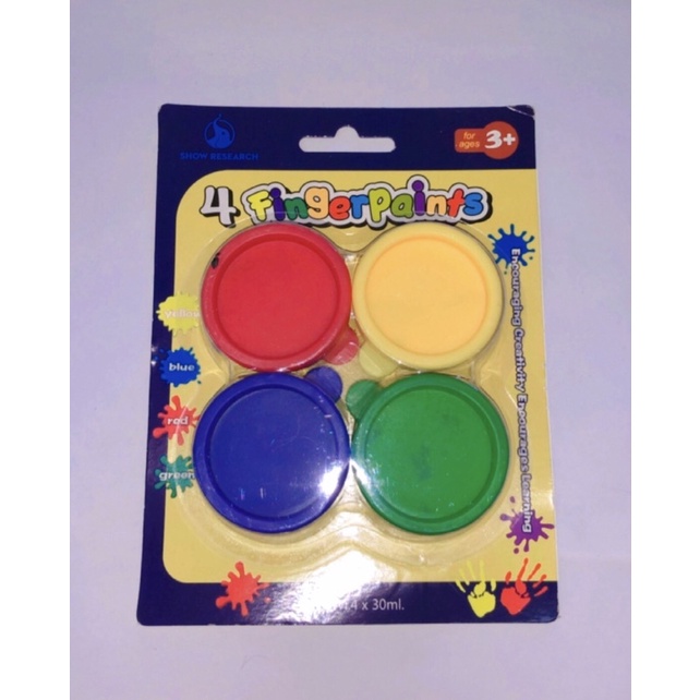 

CAT FINGER PAINT 4 WARNA / CAT FINGER PAINT 6 WARNA