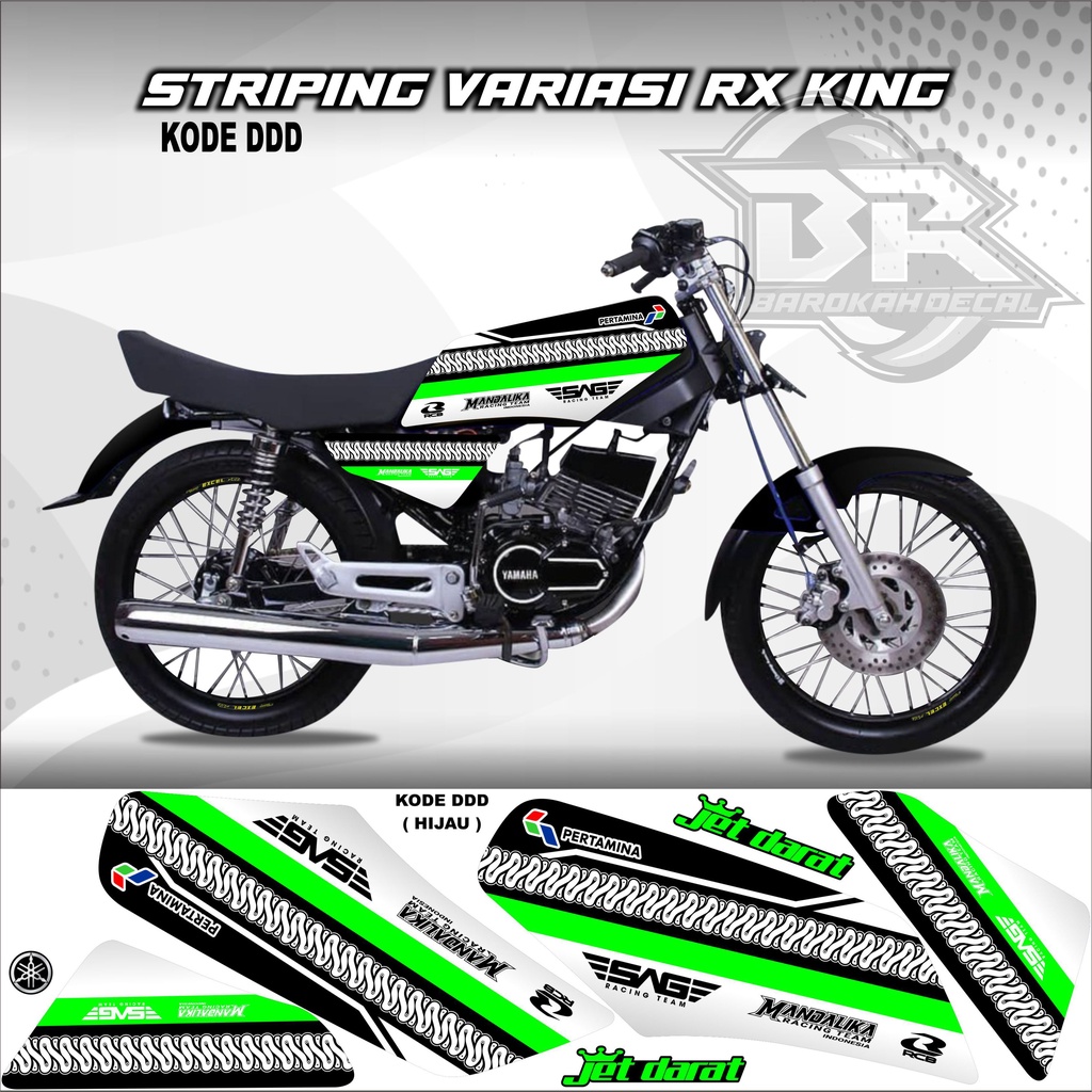 Sticker Rx King Variasi Stiker Lis Striping Rx King Kode DDD