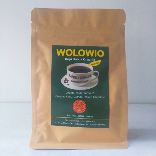 

Kopi Bubuk Organik Wolowio Flores