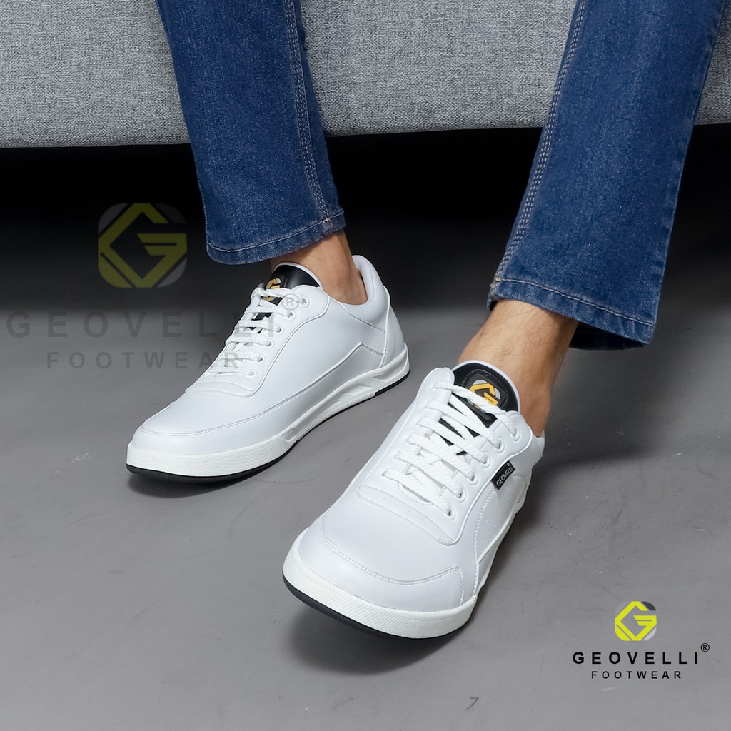 Sepatu Pria Terbaru Brand Gvl. Geovelli | Sepatu Sneaker Keren Cocok Untuk Sekolah Kuliah Coklat