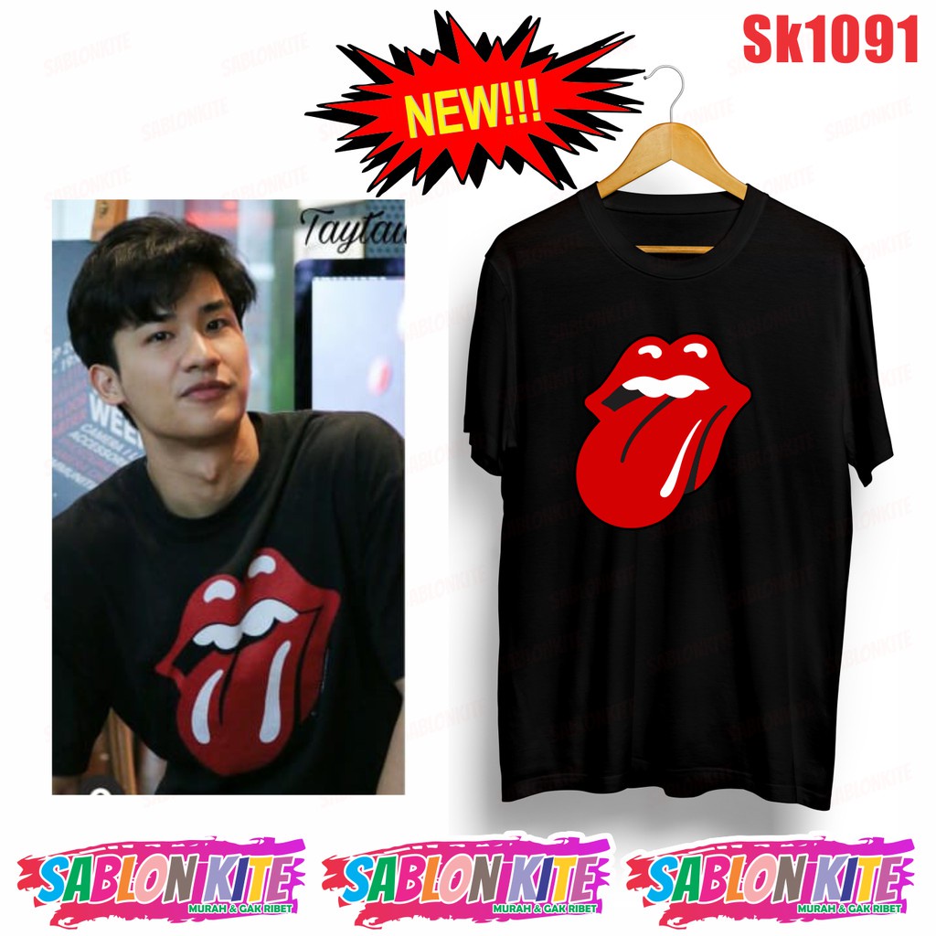 MURAH!!! KAOS TAY TAWAN ROLLING SK1091 UNISEX COMBED 30S