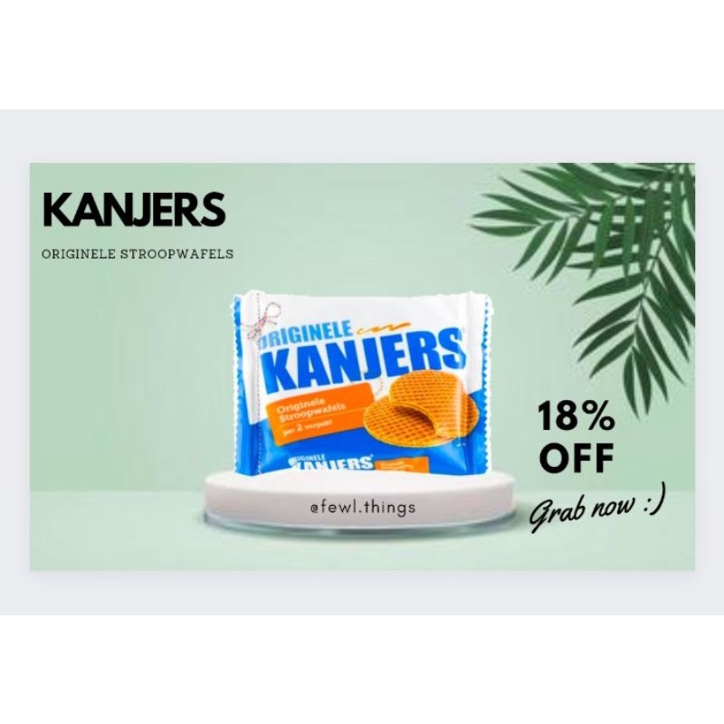 

Kanjers Stroopwafel Wafels Original Import Eropa