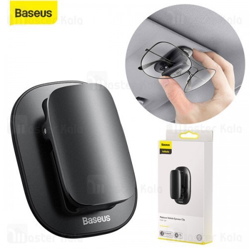 Baseus Original Platinum Vehicle Eyewear Clip Penjepit Holder Kacamata di Mobil Gantungan Kaca Mata