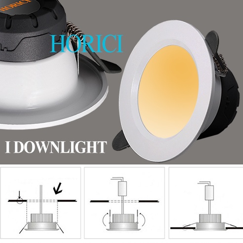 ASLI FULL TERANG 5W LAMPU DOWNLIGHT LED PLAFON 5 WATT NYALA ADA PUTIH / WARM WHITE