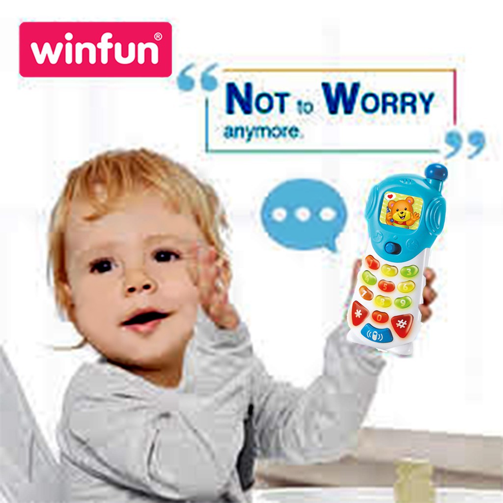 WINFUN LIGHT UP TALKING PHONE 0619 - NL / W000619