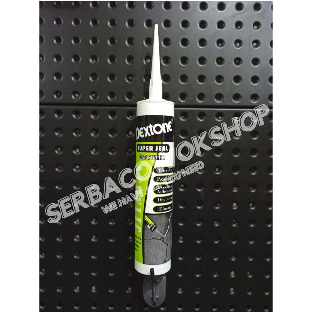 Dextone Lem Sealant Super Seal Gap Filter 300 ml Ceramic-Metal-Timber-Concrete Termurah Berkualitas