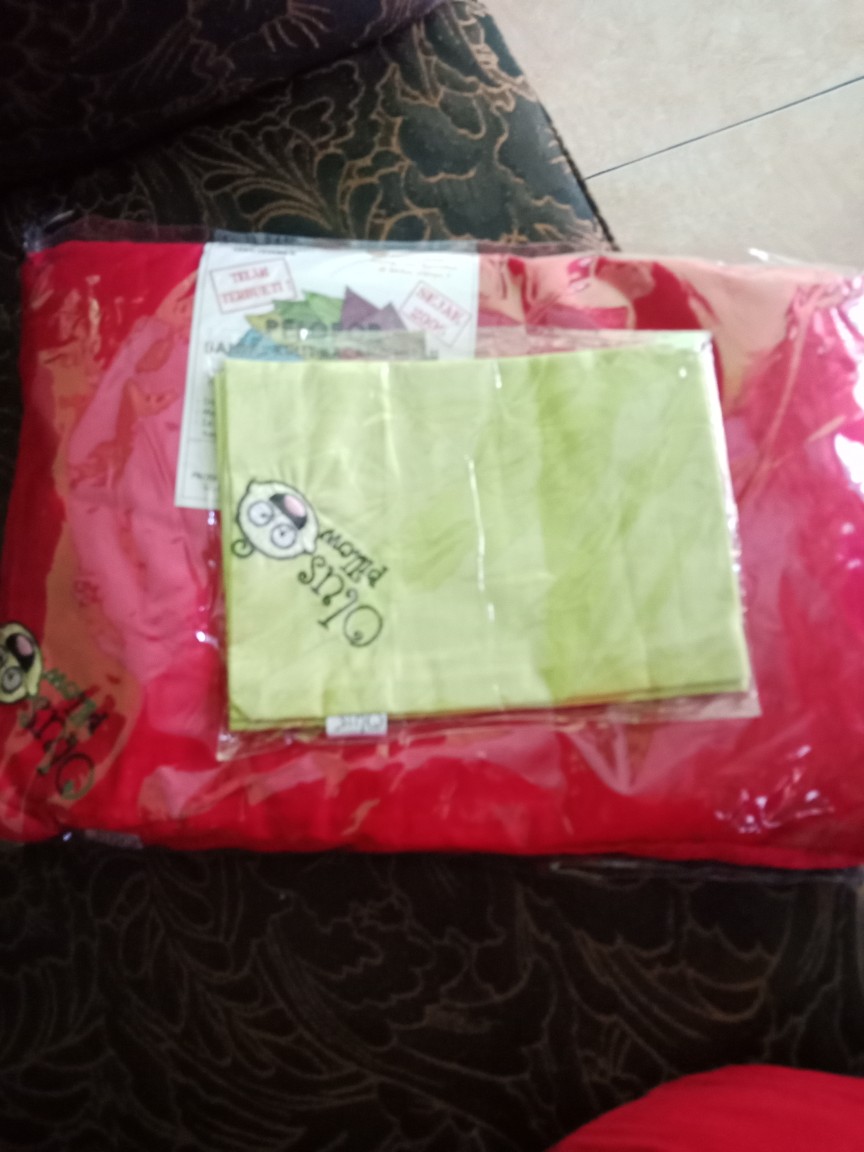 Paket Olus Pillow Dengan Sarung Pillow Extra - Bebas Pilih Warna